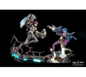 Pureart League of Legends: Jinx & Vi 1:6 Scale Statue Set
