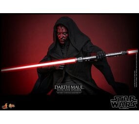 Star Wars: The Phantom Menace 25th Anniversary - Darth Maul with Sith Speeder 1:6 Scale Figure Set