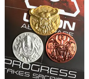 DOOM: Limited Edition Set of 3 Arcade Mode Medallion Collection