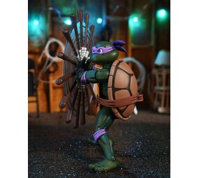 NECA Teenage Mutant Ninja Turtles (Cartoon) Action Figure Ultimate Donatello VHS 18 cm