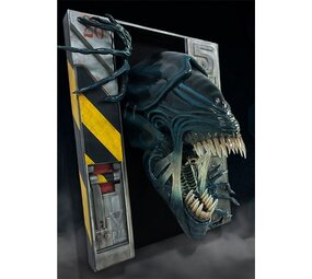 Hollywood Collectibles Aliens Wandskulptur 1/2 Alien Queen 51 x 41 x 25 cm