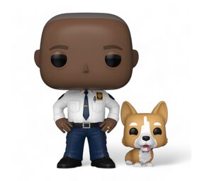 Funko Brooklyn Nine-Nine POP! TV Vinyl Figure Cpt Holt w/dog 9 cm