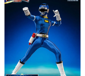 threezero Power Rangers Turbo FigZero Action Figure 1/6 Blue Turbo Power Ranger 30 cm