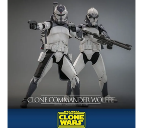 Star Wars: The Clone Wars Action Figure 1/6 Clone Commander Wolffe 30 cm