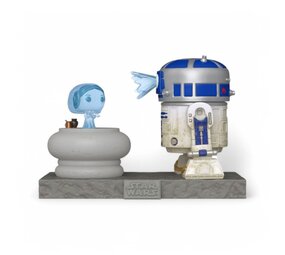 Funko Star Wars POP! Deluxe Vinyl Figure R2D2 w/Leia 9 cm