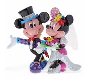 Disney BRITTO Collection Mickey and Minnie Mouse Wedding Figurine