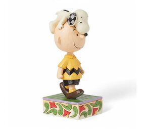 Peanuts by Jim Shore Head Honcho (Snoopy on Charlie Brown's Head Figurine)