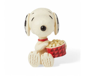 Peanuts by Jim Shore Snoopy Popcorn Mini Figurine - Peanuts by Jim Shore