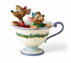 Disney Traditions Tea For Two - Jaq & Gus Figurine