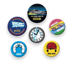 AbyStyle BACK TO THE FUTURE - Badge Pack - Symbols