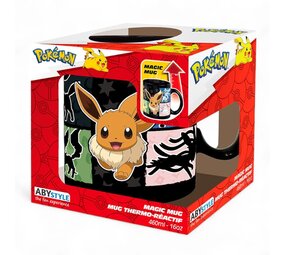 AbyStyle POKEMON - Mug Heat Change - 460 ml - Eevee - cardboard box