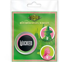 AbyStyle WICKED - Badge Pack - Elphaba & Glinda