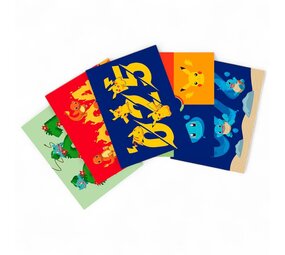 AbyStyle POKEMON - Postcards - Gen 1 starters