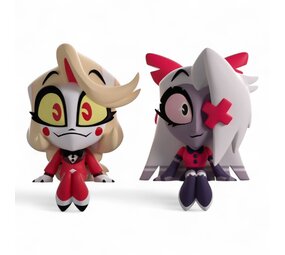 Youtooz Collectibles Hazbin Hotel Vinyl Figures Charlie & Vaggie Monitor Buddiez