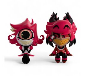 Youtooz Collectibles Hazbin Hotel Vinyl Figures Alastor & Niffty Monitor Buddiez