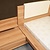 Aussteller! Doppelbett mit eingebautem Licht und Nachttischen
