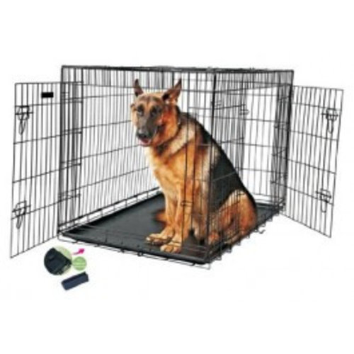 PetDiscount Bench Zwart 2 deuren PetDiscount Bench Zwart 2 deuren