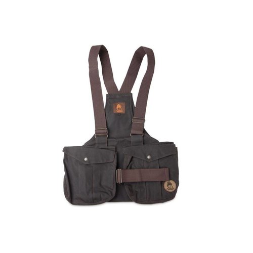Firedog Firedog Dummy Trainer Vest Waxed Cotton met metaal gesp Firedog Firedog Dummy Trainer Vest Waxed Cotton met metaal gesp