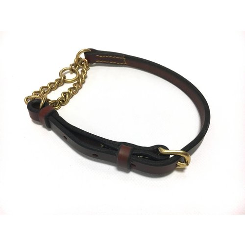 De Rolleman Rolleman Leren Half-check Halsband De Rolleman Rolleman Leren Half-check Halsband