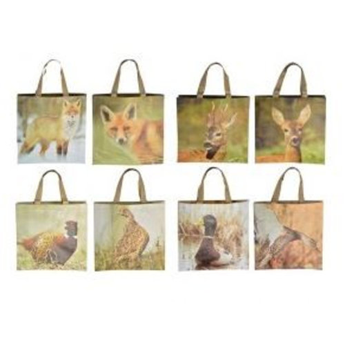 Esschert Design Boodschappentas met wild motief Esschert Design Boodschappentas met wild motief