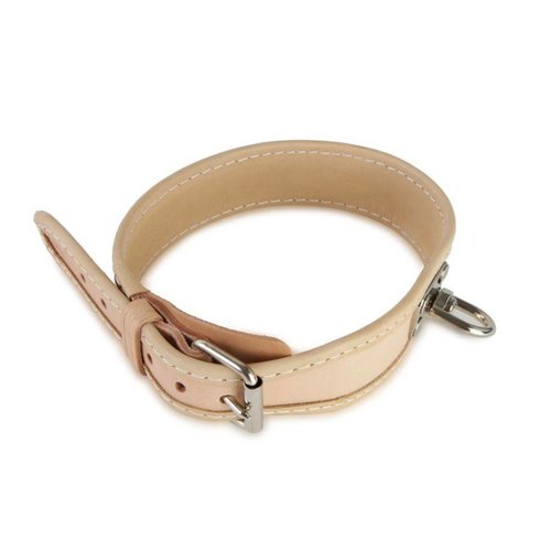Firedog Firedog Leren Zweetwerk halsband Natuur Firedog Firedog Leren Zweetwerk halsband Natuur