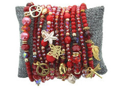 Unieke kleurrijke armbanden
