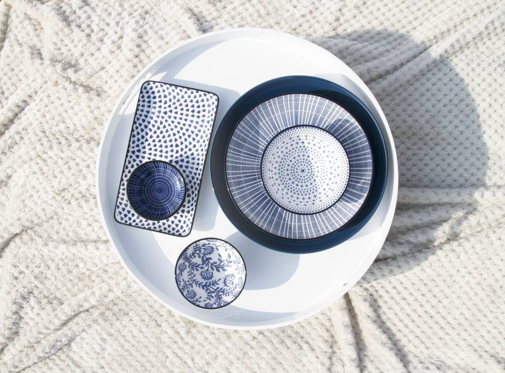 Dek je tafel met het stijlvolle out of the blue servies