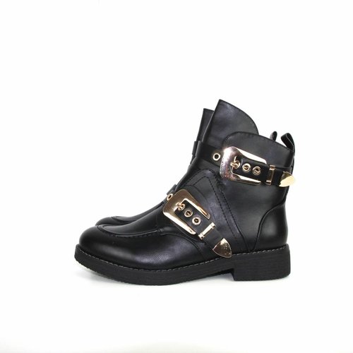Kayla Black boots gold buckle Kayla Black boots gold buckle