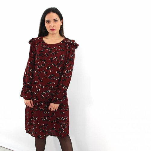 Akoz Leopard all the way dress Akoz Leopard all the way dress