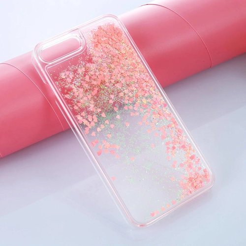 Iphone 7 case hearts glitter Iphone 7 case hearts glitter