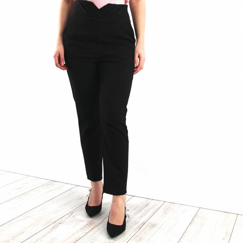 Lucy Wang High V pants black Lucy Wang High V pants black