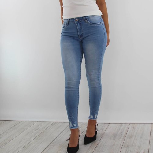 Queen Hearts Distressed jeans Queen Hearts Distressed jeans