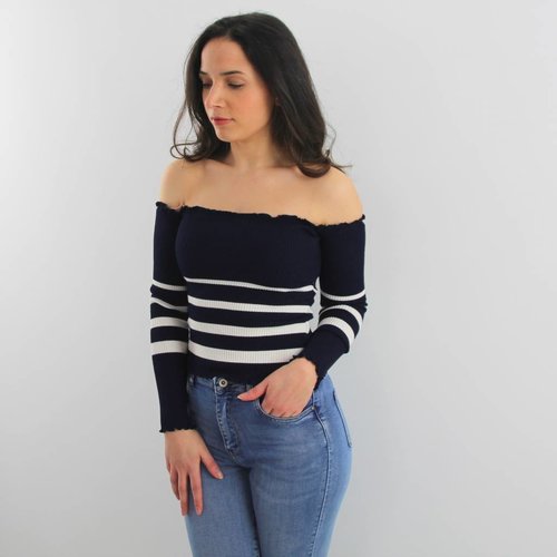 Only Fashion Off top striped Only Fashion Off top striped
