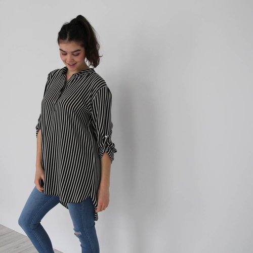 Complimento Striped blouse dress Complimento Striped blouse dress