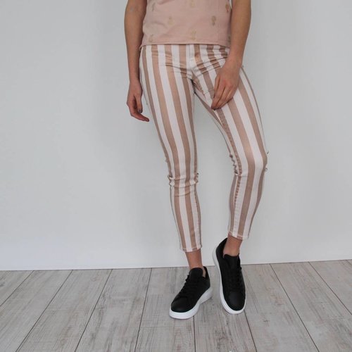 Toxik Rose striped glitter jeans Toxik Rose striped glitter jeans