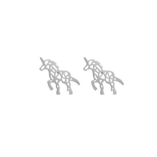 Yehwang Earring stylish walking unicorn Yehwang Earring stylish walking unicorn