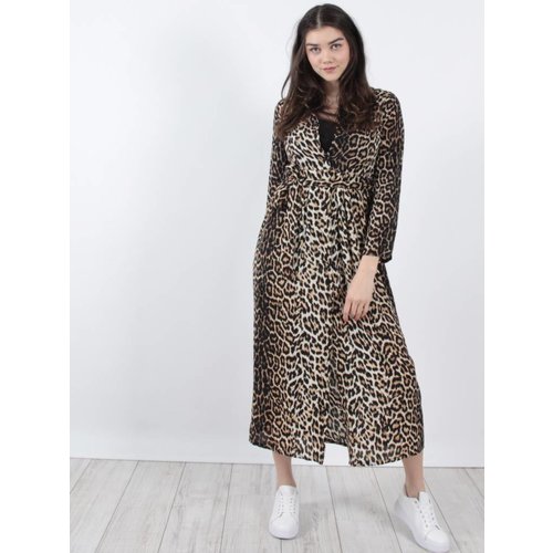 Ambika Leopard dress long Ambika Leopard dress long