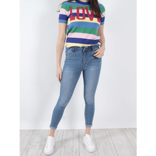 Queen Hearts Ruffle waist jeans Queen Hearts Ruffle waist jeans