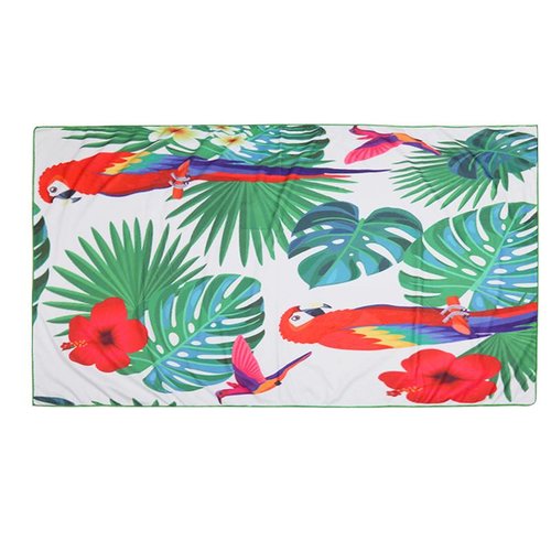 Yehwang Beach towel long parrot jungle Yehwang Beach towel long parrot jungle