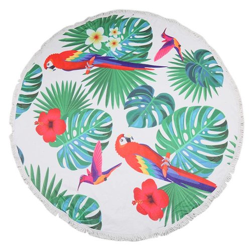 Yehwang Beach towel parrot jungle Yehwang Beach towel parrot jungle