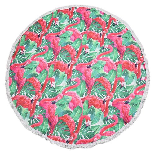 Yehwang Beach towel flamingo jungle Yehwang Beach towel flamingo jungle