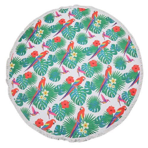 Yehwang Beach towel parrot jungle Yehwang Beach towel parrot jungle