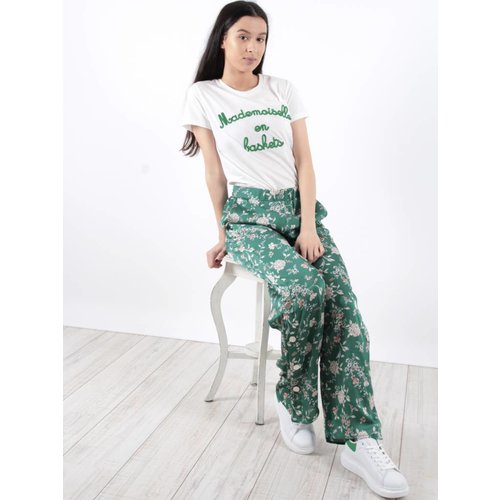 Vintage Dressing Mademoiselle en baskets t-shirt Vintage Dressing Mademoiselle en baskets t-shirt