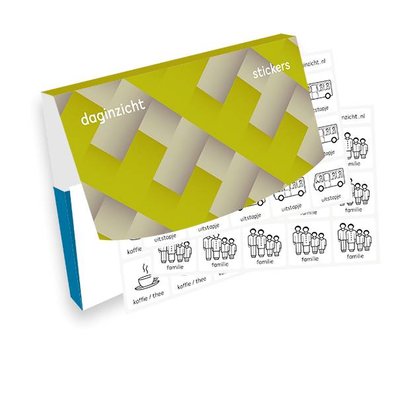 SAAM UItgeverij Pictogramstickers Daginzicht Agenda
