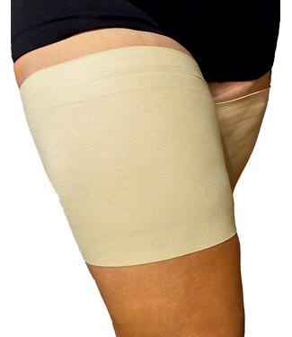 Fashion 30 Denier Polka Dot Panty Curvy Plus Size Grote Maten - Made in Italy (Nude, 5