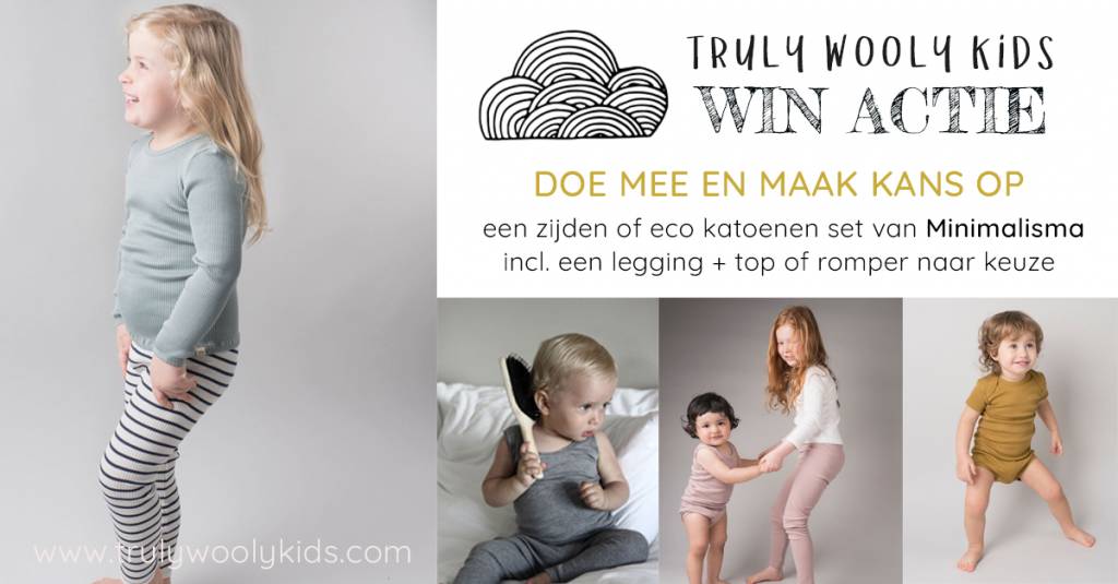 WIN ACTIE: een zijden of eco katoenen set van Minimalisma