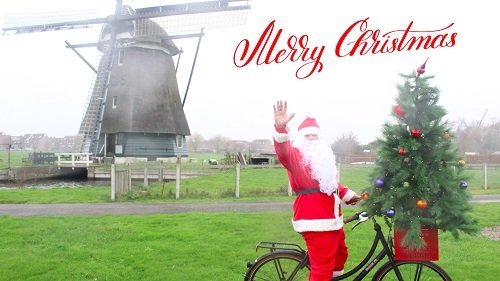 Kerstcadeau voor de fiets + kerstwens!