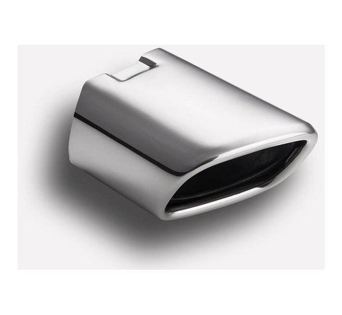 Autostyle Ulter Sport Uitlaatsierstuk (links) - Rechthoek 105x80mm - Lengte 200mm - Montage 50-60mm - RVS