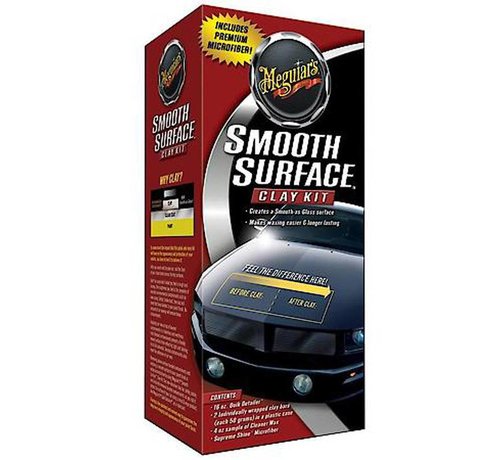 Meguiars Meguiars Smooth Surface Clay Kit (2x80g Klei/473ml Quik Detailer/ 1 Doek)