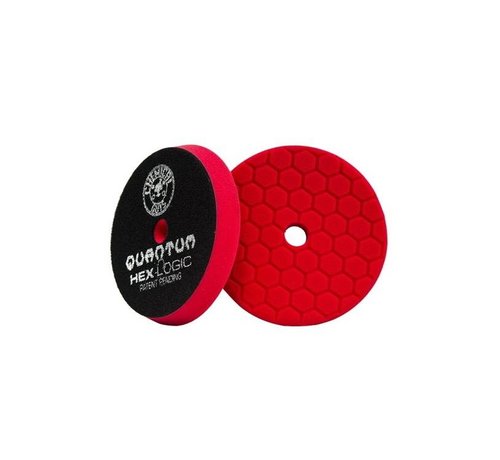 Chemical Guys HEX LOGIC QUANTUM 6,5 INCH RED FINESSE FINISHING PAD